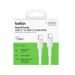Belkin BoostCharge USB-C to USB-C Cable  - White