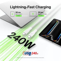 Belkin BoostCharge Pro Braided USB-C to USB-C Cable (2M) -White