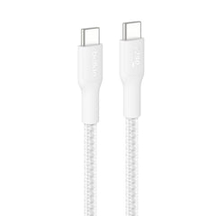 Belkin BoostCharge Pro Braided USB-C to USB-C Cable (3M) - White