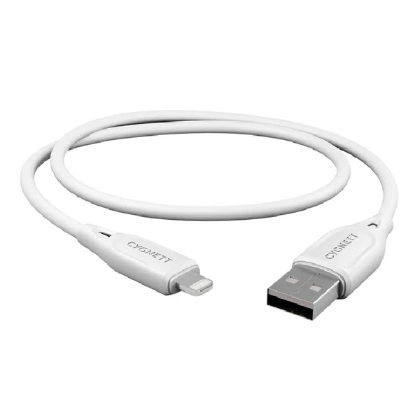 Cygnett Essentials Lightning to USB-A Cable 1m - White