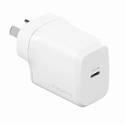 Cygnett PowerPlus 20W USB-C PD Fast Wall Charger - White