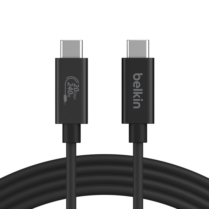 Belkin Connect INZ004 USB-C To USB-C Cable 2M 240W - Black
