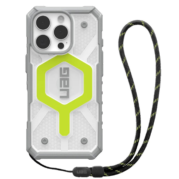UAG Pathfinder Clear Case For iPhone 16 Pro Max - Active Neon