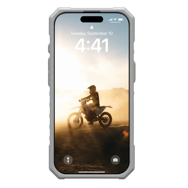 UAG Pathfinder Clear MagSafe Case For iPhone 16 Pro - Active Neon