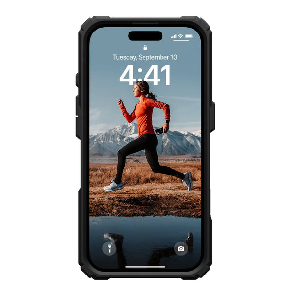 UAG Plasma XTE MagSafe Case For iPhone 16 Plus - Black/Orange