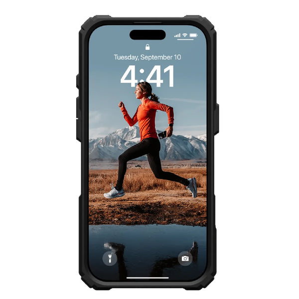 UAG Plasma XTE MagSafe Case For iPhone 16 Pro - Black/Orange