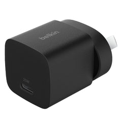 Belkin BoostCharge 25W USB-C PD 3.1 Cubic Wall Charger - Black