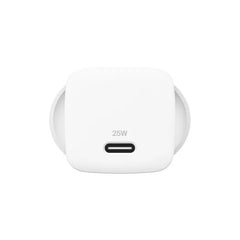 Belkin BoostCharge 25W USB-C PD 3.1 Cubic Wall Charger - White