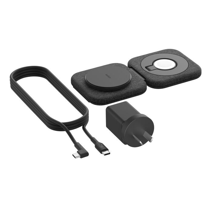 Belkin BoostCharge Pro 2-in-1 Magnetic Charging 15W With Qi2 - Black