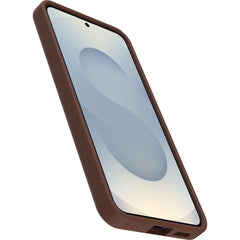 OtterBox Symmetry Cactus Leather Case For Samsung Galaxy S25 - Rich Adobe