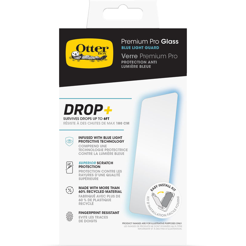 OtterBox Premium Pro Glass Blue Light Screen Protector iPhone 16 Plus - Clear