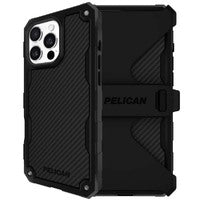 Pelican Shield MagSafe Case w/ Holster For iPhone 16 Pro Max - Carbon Fibre