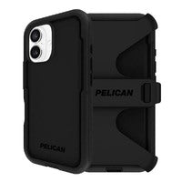 Pelican Voyager MagSafe Case w/ Holster For iPhone 16 - Black