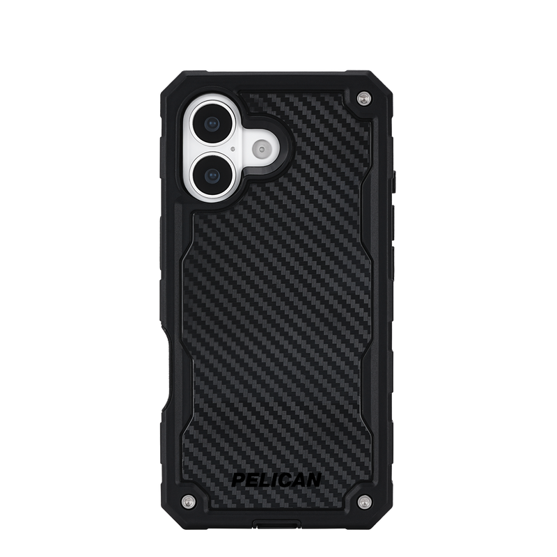 Pelican Shield MagSafe Case w/ Holster For iPhone 17 - Carbon Fiber