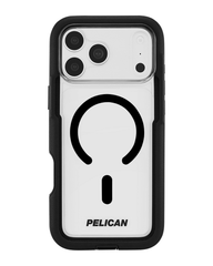 Pelican Voyager MagSafe Case with Hoster For iPhone 18 Pro Max / 17 Pro Max - Clear / Black