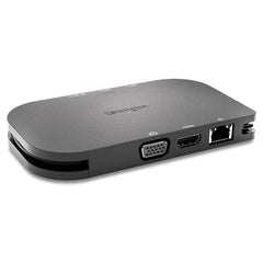 Kensington SD1610P USB-C 4K Mini Dock w/ 60W Pass-Through Charging, HDMI/VGA, 1Gbps Ethernet