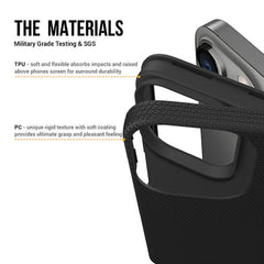 Kore Military MagSafe Case for iPhone 15 Pro  - Black