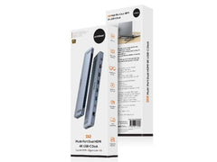 mbeat D12 Multi-Port Dual HDMI 4K/60Hz 100W USB-C PD Dock - Grey