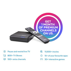 Fetch Mini 5 4K UHD TV Streaming Set Top Box - Black