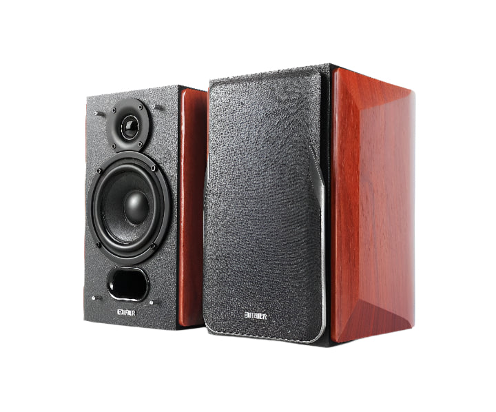 Edifier P17 Passive Bookshelf Speakers Wooden - Brown/Black