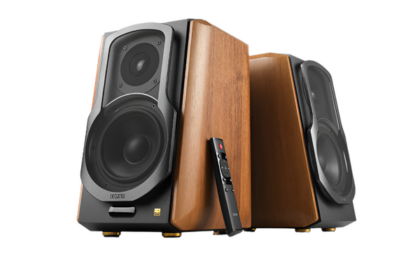 Edifier S1000MKII Bookshelf Bluetooth Studio Speakers Brown