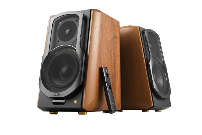 Edifier S1000MKII Bookshelf Bluetooth Studio Speakers Brown