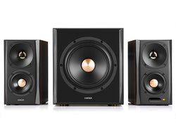 Edifier S360DB Bluetooth 5.1 Speakers w/ 8" Wireless Subwoofer - Brown