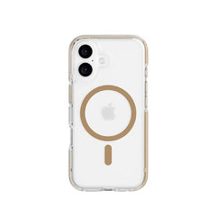 Tech 21 EvoCrystal MagSafe Case For Apple iPhone 16 Plus - Clear/Gold