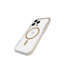 Tech 21 EvoCrystal MagSafe Case For Apple iPhone 16 Pro- Clear/Gold