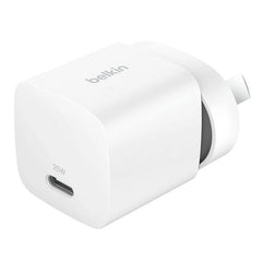 Belkin BoostCharge 25W USB-C PD 3.1 Cubic Wall Charger - White