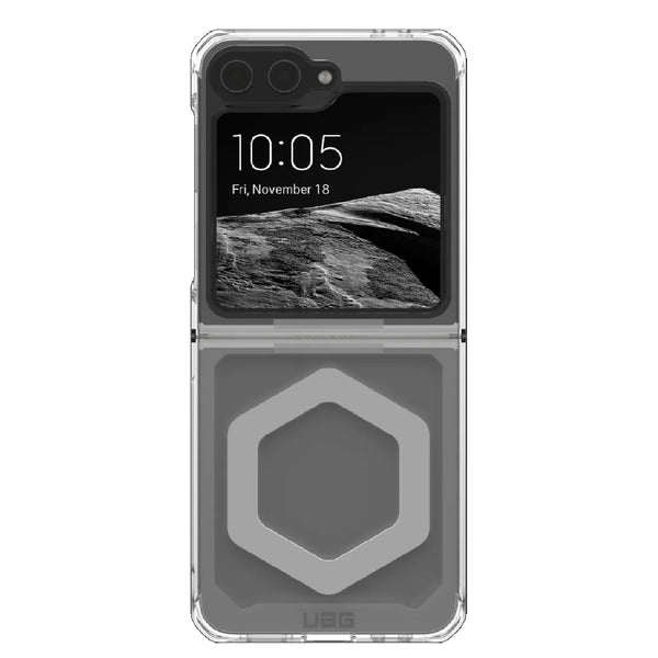 UAG Plyo Pro Rugged Case For Galaxy Z Flip6 5G 7.6" - Ice/Silver