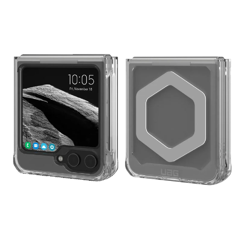 UAG Plyo Pro Rugged Case For Galaxy Z Flip6 5G 7.6" - Ice/Silver