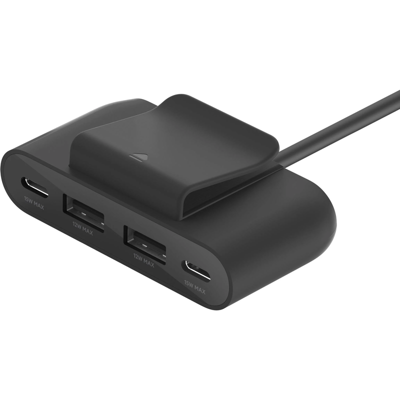 Belkin BoostUp Charge 4 Port USB Power Extender - Black