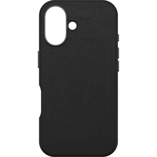 OtterBox Symmetry Cactus Leather Case iPhone 16 - Noir Ash