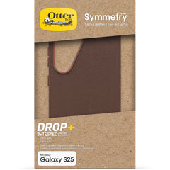 OtterBox Symmetry Cactus Leather Case For Samsung Galaxy S25 - Rich Adobe