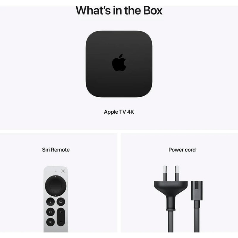Apple TV 4K Wi-Fi 64GB 3rd Gen 2022 - Black