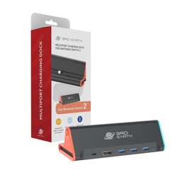 3rd Earth HDMI Charging Dock for Nintendo Switch 2 - Black