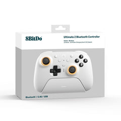 8BitDo Ultimate 2 Bluetooth Controller - White
