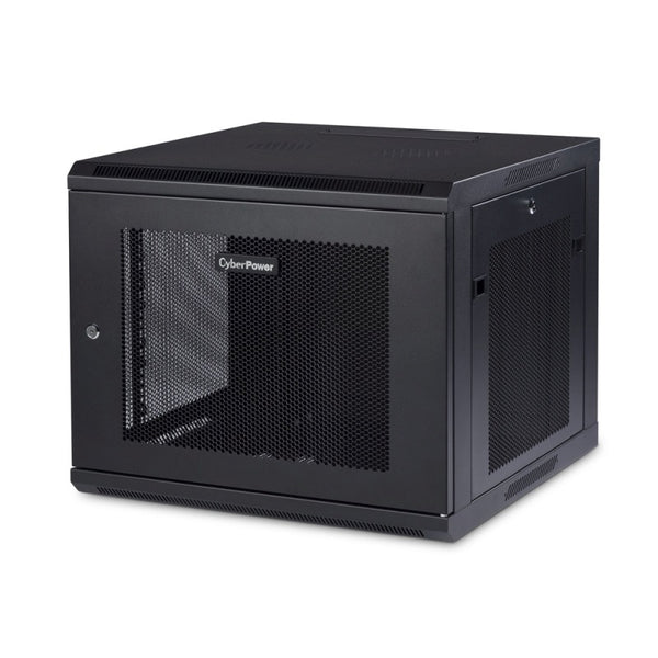 CyberPower Wall Mount Rack Enclosure 9U - Black