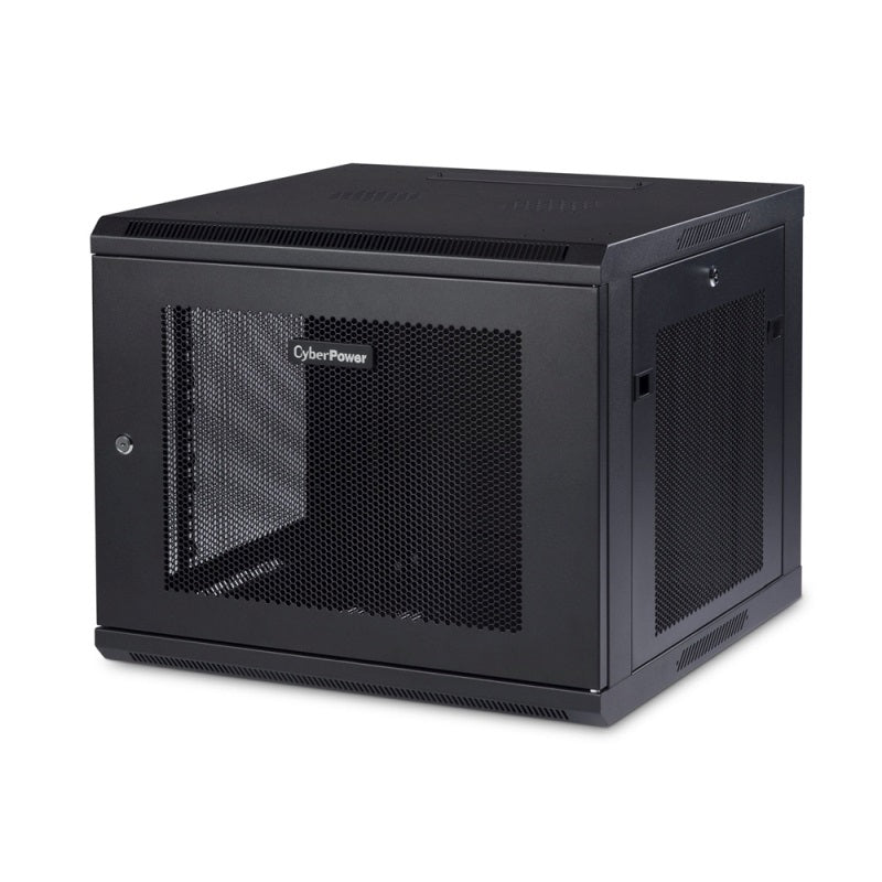 CyberPower Wall Mount Rack Enclosure 9U - Black
