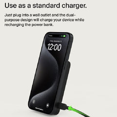 Belkin BoostCharge Pro 5K Qi2 Magnetic Power Bank - Black