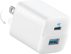 Anker 323 33W USB-C Fast Charger With Dual Ports - White