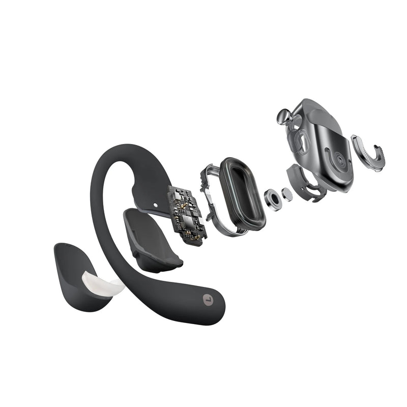 Shokz OpenFit 2+ True Wireless Open-Ear Earbuds – Black