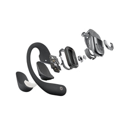 Shokz OpenFit 2+ True Wireless Open-Ear Earbuds – Black