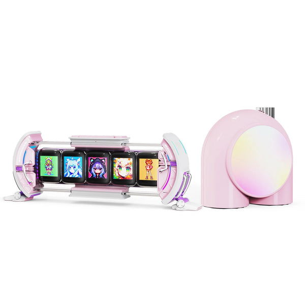 Divoom Times Gate Pixel Art Informative Display - Pink
