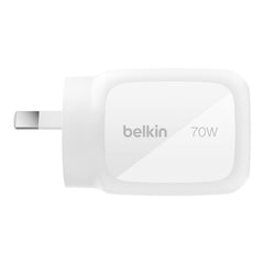 Belkin BoostCharge Pro 3-Port GaN Wall Charger 70W - White
