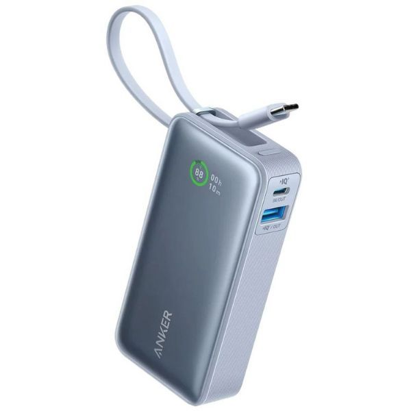 Anker 533 Power Bank Power 30W Built-In Usb-C Cable - Blue