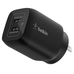 Belkin Gaming Dual USB-C Wall Charger 65W for Nintendo Switch 2 - Black