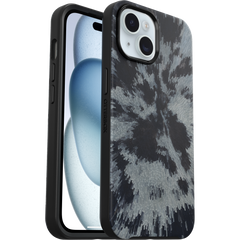 OtterBox Symmetry + Burnout Sky Case For iPhone 15 - Black/Grey