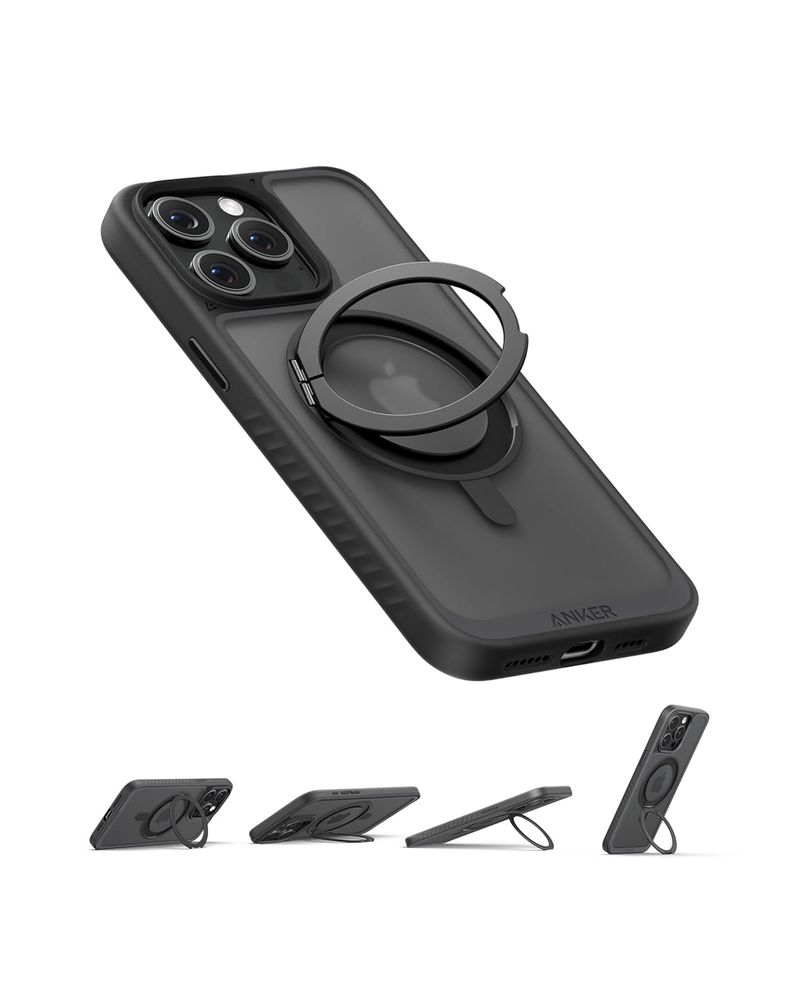 Anker 360 Degree Stand Case iPhone 15 Pro Max - Black